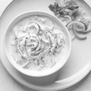 Onion raita