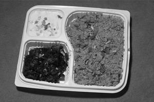 Plain Biryani With Paneer Manchurian