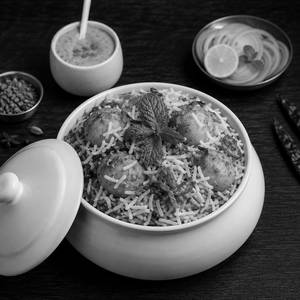Dum Aloo Biryani