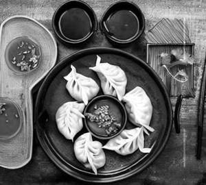 Steamed Chicken BBQ Momos