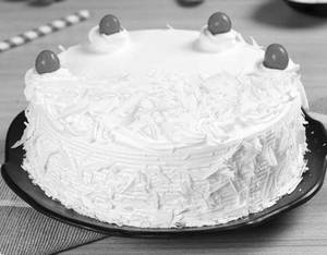 Eggless White Forest Cake [500 grams]