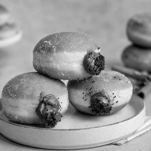 Chocolate Cream Doughnut