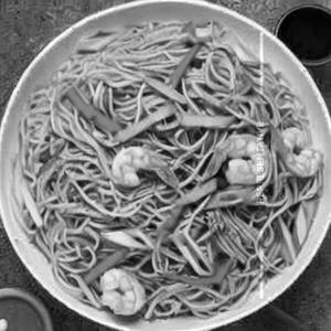 Prawns Hakka Noodles