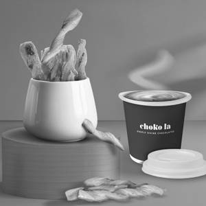 Cheese Straw with Beverage
