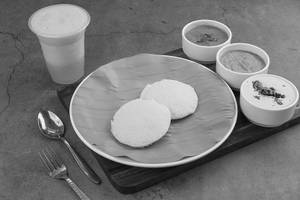 Idli (2 Pcs) + Pineapple