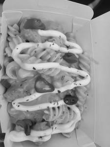 Korean Chicken Pasta+Fries+Mojito