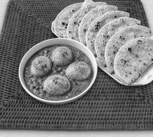 Egg Curry With 8 Butter Roti