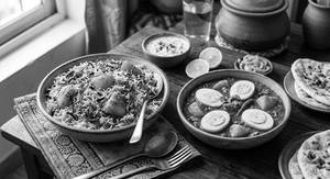 Aloo Biriyani (Half) + Egg Curry (2Pcs) (Half) + 500 Ml Water(Combo)