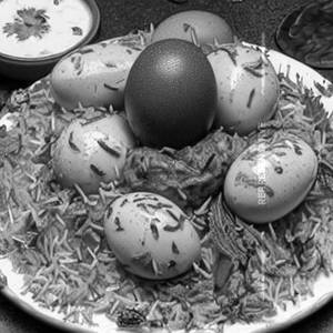 Egg Hydrabadi Biryani