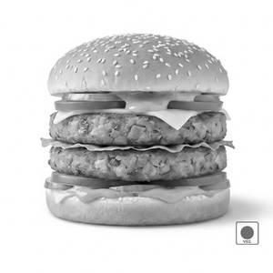 Double Veg Patty Burger