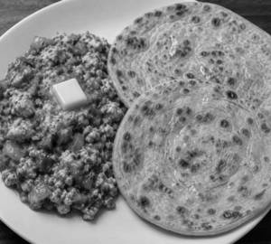 Paneer bhurji with butter (2 paratha) specials