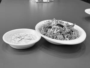 VEG HYDERABADI BIRYANI ( WITH RAITA )