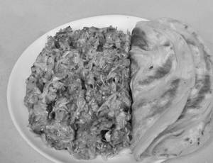 Chicken Special Parotta Plate Shawarma