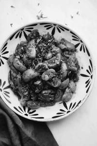 Mushroom pepper fry