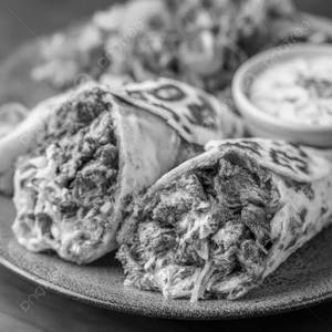 Indian shawarma (plate shawarma)