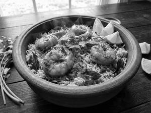 Gongura Royyala Pulao