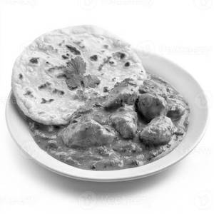 2 Butter nan with Chettinad chicken
