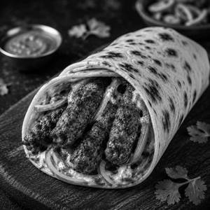 Mutton Seekh Kebab Roll