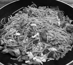 Chicken noodles