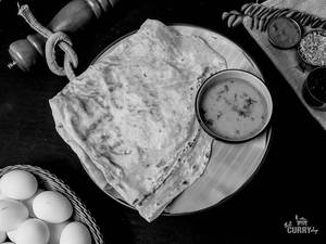 Egg Veechu Parotta