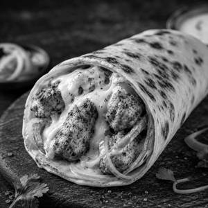 Cheesy Chicken Kebab Roll