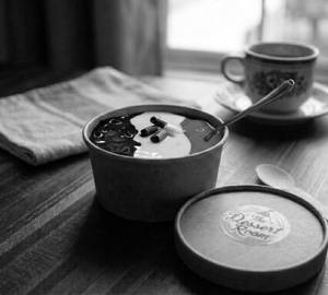 Hot Triple Chocolate browine bowl