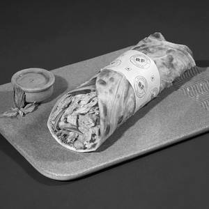 Pulled Chicken Kathi Roll ( Afgani Flavour )