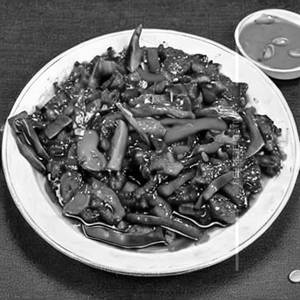 Veg chilli dry in oyster sauce                                                                                                                              
