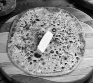 Cheese paneer paratha
