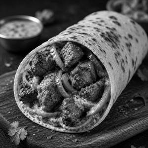 Mutton Boti Kebab Roll