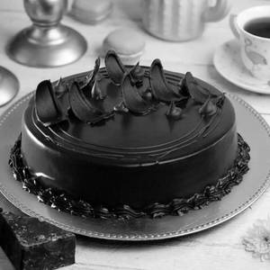 Dark Chocolate Truffle Cake           
