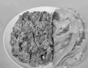 Chicken Parotta Plate Shawarma