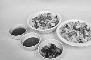 Chicken Fried Rice Qtr+chicken Noodles Qtr+grill Chicken Mini