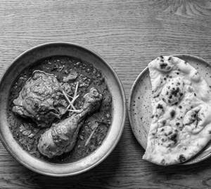 Chicken Kassa (2 Pcs) + Indian Bread (1 Pc)