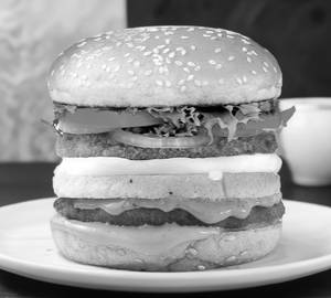 Veg Double Tikki Burger