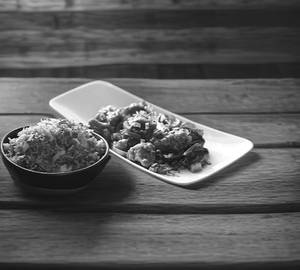 Fride Rice [Chicken ] + Chili Chicken [4 Pieces]