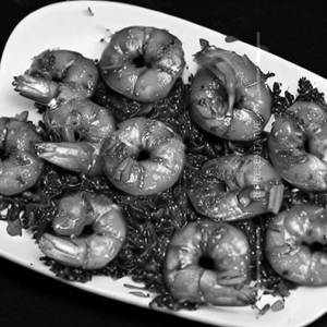 Burnt Garlic Rice [Prawns]