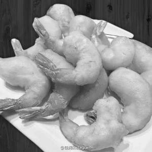 Tempura prawns