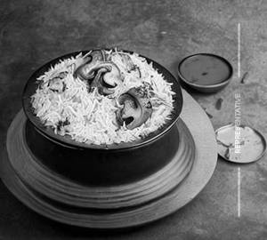 Mushroom Biryani single
