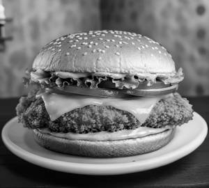 Cheesy Chicken Burger