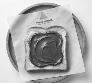 Bread butter nutella grilled toast