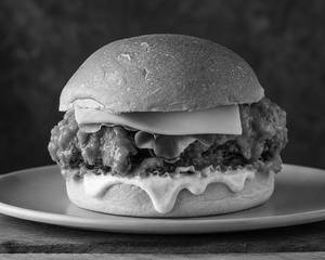 Buffalo Fried Chicken Burger