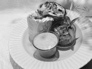 Bean and cheese burrito