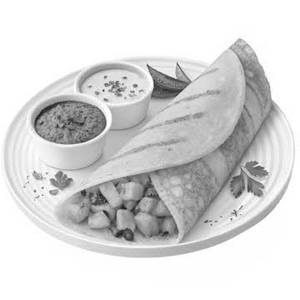 Paneer masala dosa