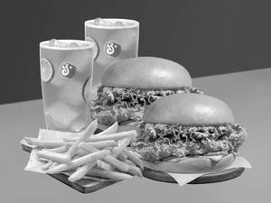 Og Fried Chicken Burger Meal For 2