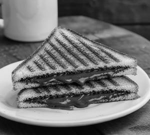 Grilled Chocolate Bread Butter Sandwich