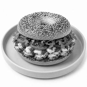 Pesto Chicken Bagel