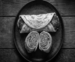 Mutton Shami Kebab Roll