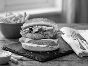 Ultimate Veg Double Decker Burger