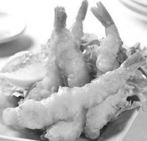 Golden Fried Prawns